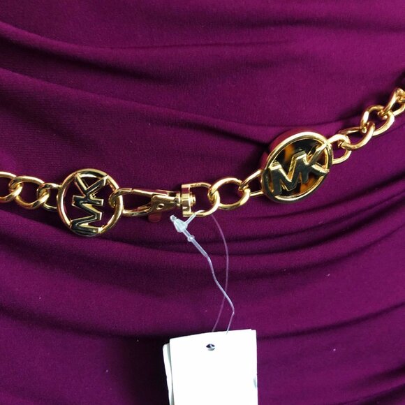 Metal Gold Tone Chain Belt NWT by Michael Kors - Picture 7 of 11